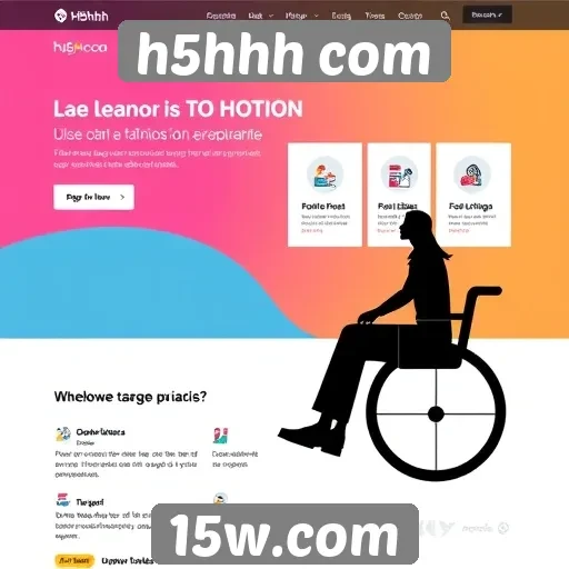 Acessibilidade e usabilidade do site h5hhh com