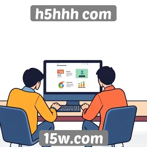 Navegação e usabilidade do site h5hhh com