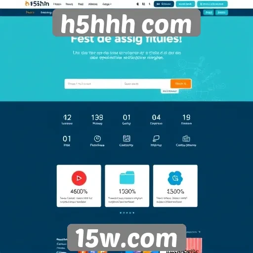 Facilidade de navegação no site h5hhh com