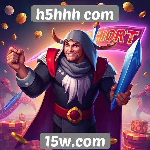 Variedade de jogos disponíveis na plataforma h5hhh com